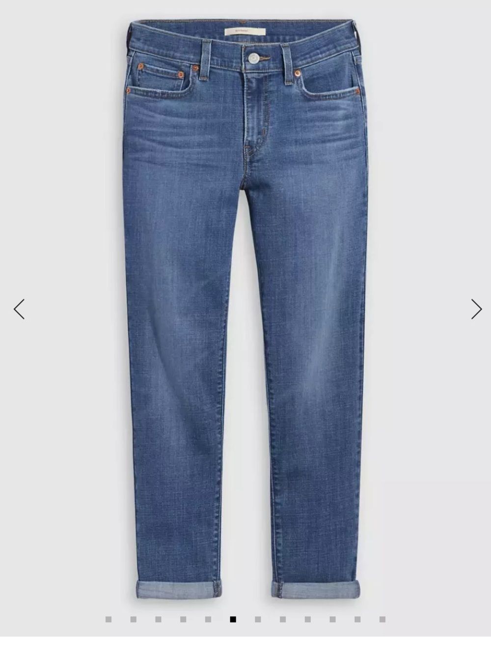 NWOT LEVI’S Boyfriend Mid Rise Blue Jeans Denim WMNS 29